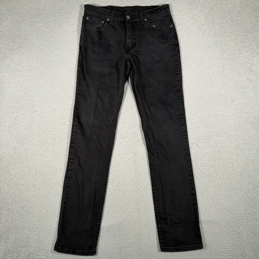 Levis Jeans Mens 30x32 Black 511 Slim Fit Denim Casual Preppy Stretch 5 Pocket